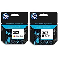 Los mejores  - HP 302 F6U65AE Cartucho Original para impresorasde inyección de Tinta- Compatible con DeskJet 1110- 2130 e 3630- HP…
